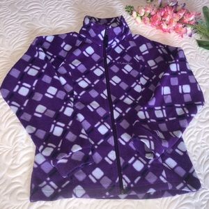 Columbia Fleece Girls Jacket Size:10/12